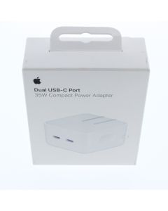Apple NEW USB-C Wall Charger 35W A2571 Dual Usb-C Port White - (MNWM3AM/A)