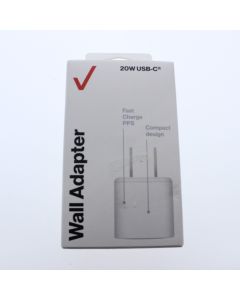 Verizon A-STOCK USB-C Wall Charger 20W White - (VZW22-1087)