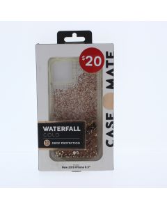 Case Mate B-STOCK Case FIT Apple New 2019 iPhone 6.5" Waterfall Gold  Gold Waterfall - (CM039394)