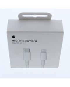 Apple NEW Cable USB-C To Lightning 2 Meter (6.5 ft) A2441 White - (MQGH2AM/A)