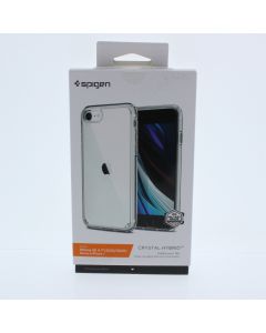 Spigen NEW Case FIT Apple iPhone SE 2nd Gen/iPhone 7/iPhone 8 Crystal Hybrid Clear - (ACS00885)