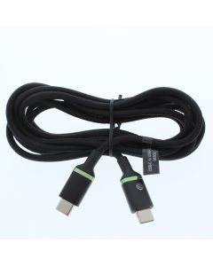 ATT A-STOCK Braided Cable USB-C To USB-C 3 Meter (10 ft) Black  