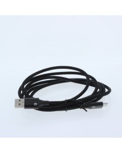 ATT NEW Braided Cable USB-A To USB-C 1.8 Meter (5.9 ft) Black  