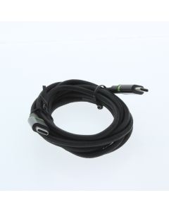 ATT NEW Braided Cable USB-C To USB-C 1 Meter (3.2 ft) Black  