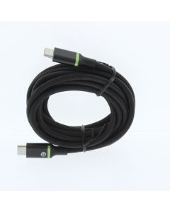 ATT A-STOCK Braided Cable USB-C To USB-C 2.4 Meter (8 ft) Black  