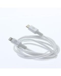 ATT A-STOCK Braided Cable USB-C To Lightning 2 Meter (6 ft) White 