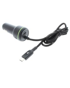ATT A-STOCK Braided Car Lighter to Attached USB-C Car Charger 30W Black 