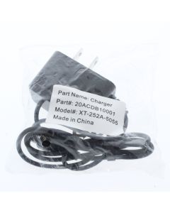 Universal A-STOCK Attached Micro USB Wall Charger 2.75W Black - (XT-252A-5055)