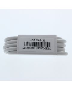 TCL NEW Cable USB-C To USB-C 0.8 Meter (2.6 ft) White - (CDA0000205C1)