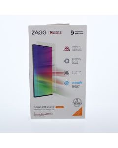 ZAGG NEW Screen Protector FIT Samsung Galaxy S22 Ultra Fusion XTR2 Curve D30 Clear 