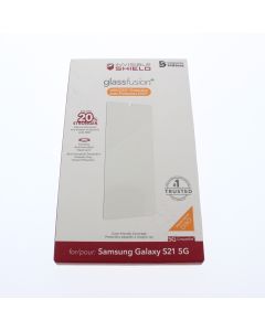 ZAGG NEW Screen Protector FIT Samsung Galaxy S21 5G GlassFusion+ with D3O Protection Clear 