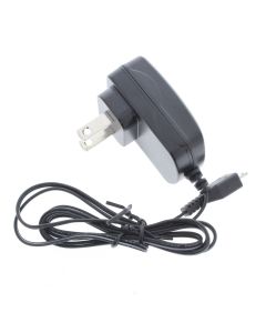 Universal A-STOCK Attached Micro USB Wall Charger 0.550AMP 1 Meter Black - (Uni-Cub-N/BPB-693037954783)