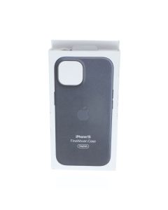 Apple NEW Case FIT Apple iPhone 15 Fine Woven Case Magsafe Black - (MT393ZM/A)