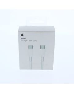 Apple NEW Cable USB-C To USB-C 2 Meter (6 ft) A1739 White - (MLL82AM/A)