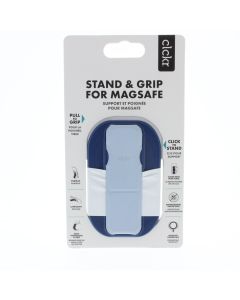 Clckr NEW Satnd & Grip For MagSafe Blue 
