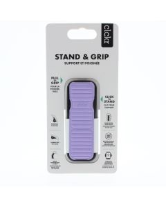 Clckr NEW Phone Grip and Stand for Most Cell Phones Lilac - (44153)