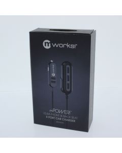 MWorks NEW Car Lighter to USB-A Car Charger 2.4AMP Black  - (CDDC20NA0001)