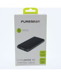 Pure Gear NEW 10000 mAh Power Bank USB-A Black - (55485CMR)