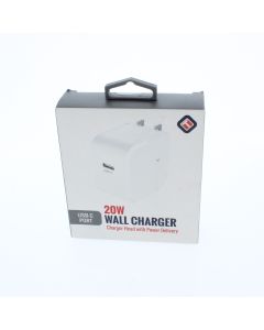 Universal NEW USB-C Wall Charger 20W  White  
