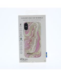 Ideal Of Sweden NEW Case FIT Apple iPhone X/ XS Golden Blush Marble  