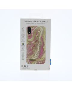 Ideal Of Sweden NEW Case FIT Apple iPhone XR Golden Blush Marble  