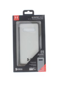 Under Armour NEW Case FIT Samsung Galaxy S10 (ERL) Gray/Clear - (UASA-019-CGG)
