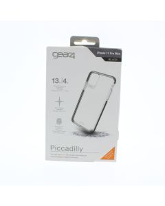 Gear4 A-STOCK Case FIT Apple iPhone 11 Pro Max (ERL) PICADILLY Clear/Black 