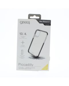 Gear4 A-STOCK Case FIT Apple iPhone 14 Pro /6.1 Pro (2022) (ERL) PICADILLY Clear/Black 