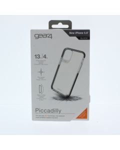 Gear4 A-STOCK Case FIT Apple iPhone 5.8, iPhone 11 PRO (ERL) PICADILLY Clear/Black 