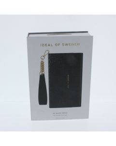Ideal Of Sweden NEW Case FIT Apple iPhone 12/12 Pro JET Black Croco - (IDSCSS20-12061-207)