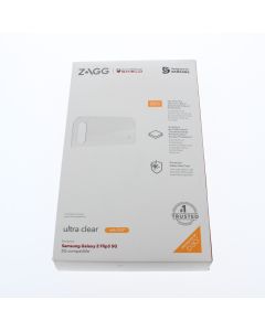 ZAGG NEW Screen Protector FIT Samsung Galaxy Z Flip3 5G Ultra Clear with D3O Clear - (ZAG200208878-V)