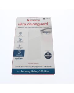 ZAGG NEW Screen Protector FIT Samsung Galaxy S20 Ultra Ultra visionguard+ Clear - (ZAG200205026-V)