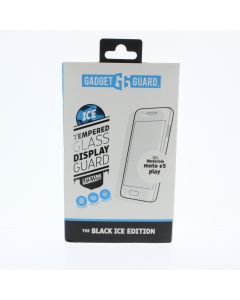 Gadget Guard NEW Screen Protector FIT Motorola Moto E5 Play BLACK ICE Clear 