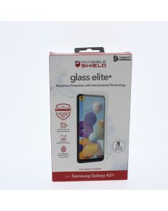 ZAGG NEW Screen Protector FIT Samsung Galaxy A21 Glass Elite+ Clear - (ZAG200105154-V)