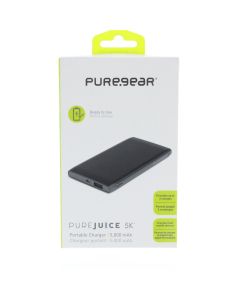 Pure Gear NEW 5000 mAh Power Bank USB-A Black - (62632PG)