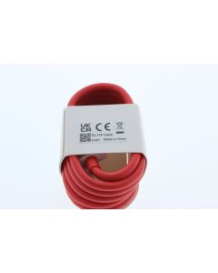 OnePlus NEW Cable USB-A To USB-C 1 Meter (3.2 ft) Red - (E2181428C8G136668C02A)