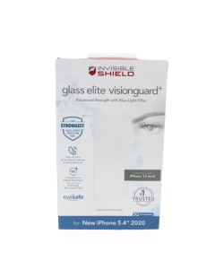 ZAGG NEW Screen Protector FIT Apple iPhone 12 Mini Glass Elite Visionguard+ Clear - (200106661)