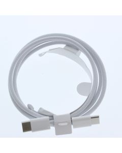 Apple A-STOCK Braided Cable USB-C To USB-C 1 Meter (3.2 ft) 60W White - (MQKJ3AM/A)