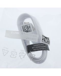 Samsung NEW Cable USB-A To USB-Micro 1.2 Meter (3.9 ft) EP-DG925UWZ White - (GH39-01801B)