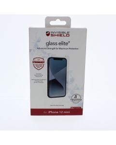 ZAGG NEW Screen Protector FIT Apple iPhone 12 mini Glass Elite+ Clear - (ZAG200106644-v)