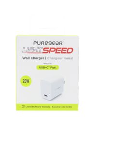 Pure Gear A-STOCK USB-C Wall Charger 20W White - (G01424PG/63546PG)