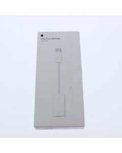 Apple A-STOCK Adapter USB-C To Lightning Braided White  - (MUQX3AM/A)