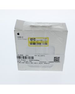 Apple B-STOCK USB-C Wall Charger 30W A2164 White - (MW2G3AM/A)
