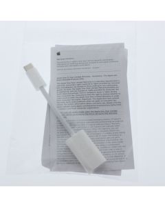 Apple A-STOCK Adapter USB-C To Lightning Braided White  - (MUQX3AM/A)