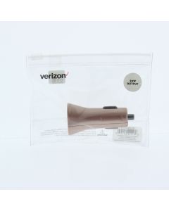 Verizon NEW Car Lighter Dual USB-A Car Charger 24W Rose Gold - (VPC48RSGLD-M)