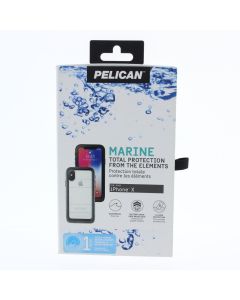 Pelican NEW Case FIT Apple iPhone X MARINE  Black - (C37040-002A-BKCL)