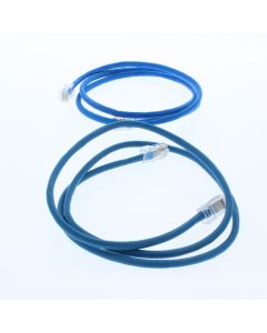 Universal A-STOCK Cable Ethernet 1 Meter (3.2 ft)  Style 2835 30V Cat. 5E patch cable strand to EIA/TIA 568B.2 Blue - (E329905)