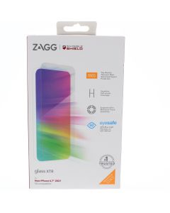 ZAGG NEW Screen Protector FIT Apple iPhone 13 Pro Max Glass XTR D3O Clear 