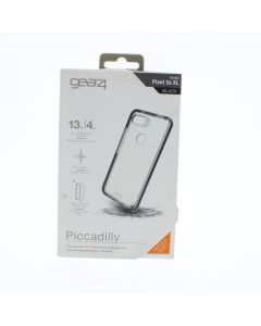 Gear4 A-STOCK Case FIT Google Pixel 3a XL PICCADILLY D30 Black/Clear - (GPX3XLLTPICBLK)