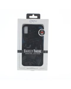 Case Mate A-STOCK Case FIT Apple iPhone XS Max 6.5" (2018) Leather 2mm thin Black - (PM037664-1)